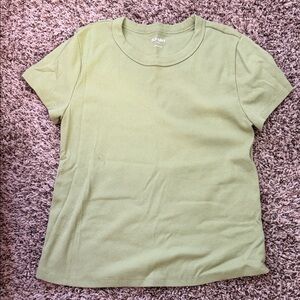 Old Navy Light Green Short Sleeve Tee